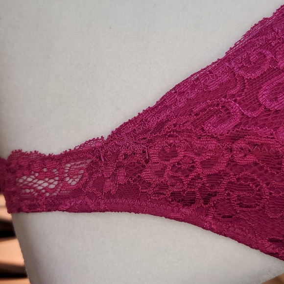 SOMA 💖NWT💖 Size Large Bralette Lace Racerback "Magenta" Color! 💖💖💖 - Picture 9 of 13